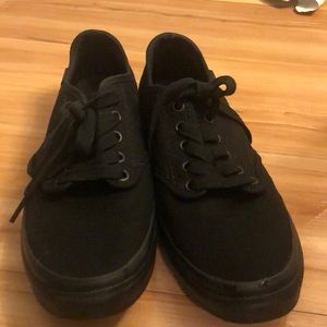 All black vans
